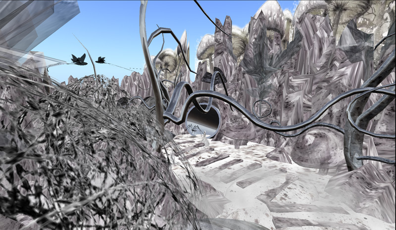 Meet the spiders at ‘Not Everything Is Plain Black & White’ in Inworldz